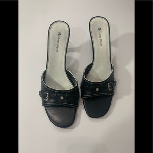 Black Etienne Aigner  Heeled slip Ons